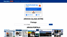 What Glasistrenovine.hr website looked like in 2020 (3 years ago)