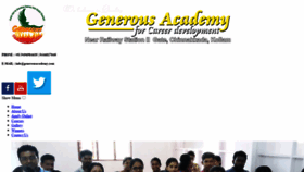 What Generousacademy.com website looked like in 2020 (3 years ago)