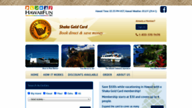 What Goldcard.hawaiifun.org website looked like in 2020 (3 years ago)