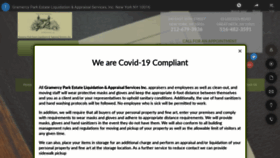 What Gramercyparkappraisals.com website looked like in 2020 (5 years ago)