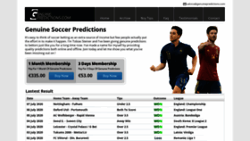 What Genuinepredictions.com website looked like in 2020 (3 years ago)