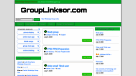 What Grouplinksor.com website looked like in 2020 (3 years ago)