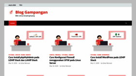 What Gampangan.com website looked like in 2020 (3 years ago)