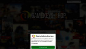 What Gamekeys-shop.de website looked like in 2020 (3 years ago)