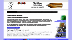 What Galileotraducciones.com website looked like in 2020 (3 years ago)
