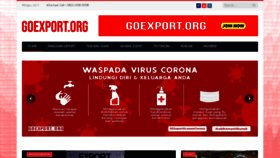 What Goexport.org website looked like in 2020 (3 years ago)