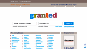 What Granted.com website looked like in 2020 (3 years ago)