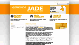 What Gemeinde-jade.de website looked like in 2020 (3 years ago)