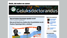 What Geluksdoctorandus.nl website looked like in 2020 (3 years ago)