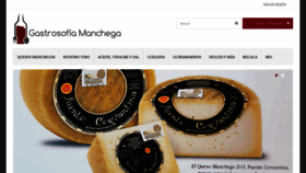 What Gastrosofiamanchega.com website looked like in 2020 (3 years ago)