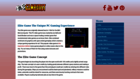 What Gamelitist.com website looked like in 2020 (3 years ago)