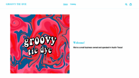 What Groovytiedye.com website looked like in 2020 (3 years ago)