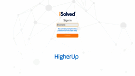 What Gohigherup.myisolved.com website looked like in 2020 (3 years ago)