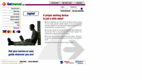 What Getmanual.com website looked like in 2020 (3 years ago)