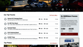 What Gl1800riders.com website looked like in 2020 (3 years ago)