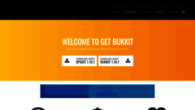 What Getbukkit.com website looked like in 2020 (3 years ago)