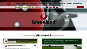 What Greenland.pl website looked like in 2020 (3 years ago)