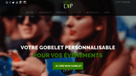 What Gobeletsgreencup.fr website looked like in 2020 (3 years ago)