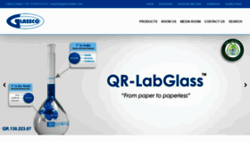 What Glasscolabs.com website looked like in 2020 (3 years ago)