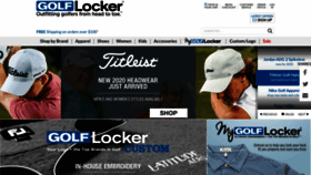 What Golflocker.com website looked like in 2020 (3 years ago)