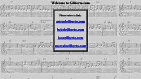 What Gilberto.com website looked like in 2020 (3 years ago)