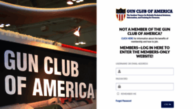 What Gunclubofamerica.com website looked like in 2020 (3 years ago)