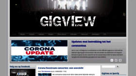 What Gigview.be website looked like in 2020 (3 years ago)