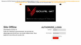 What Goupilmt.fr website looked like in 2020 (3 years ago)
