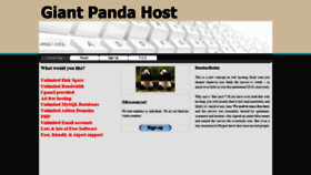 What Giantpandahost.com website looked like in 2020 (3 years ago)