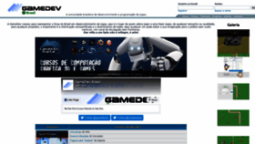 What Gamedev.com.br website looked like in 2020 (3 years ago)