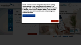 What Garuda-indonesia.com website looked like in 2020 (3 years ago)