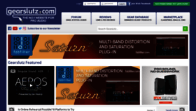 What Gearslutz.com website looked like in 2020 (4 years ago)