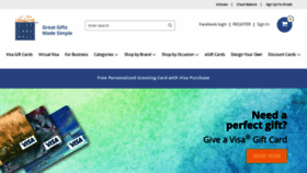 What Giftcardmall.com website looked like in 2020 (5 years ago)