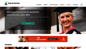 What Guiadacarreira.com.br website looked like in 2020 (3 years ago)
