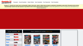 What Gazeteler.tv website looked like in 2020 (3 years ago)