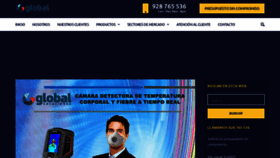 What Globalsoluciones.com website looked like in 2020 (5 years ago)