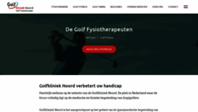 What Golfkliniek.nl website looked like in 2020 (3 years ago)
