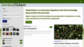 What Gardenclickers.co.uk website looked like in 2020 (3 years ago)