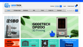What Geeetech.com website looked like in 2020 (3 years ago)