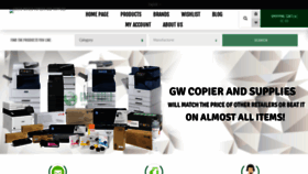 What Greenworldcopiersandsupplies.com website looked like in 2020 (3 years ago)