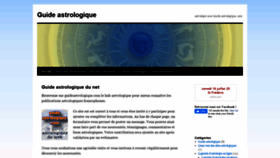 What Guideastrologique.com website looked like in 2020 (3 years ago)