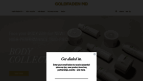 What Goldfadenmd.com website looked like in 2020 (3 years ago)