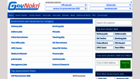 What Govnokri.com website looked like in 2020 (3 years ago)