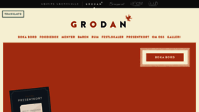 What Grodan.se website looked like in 2020 (3 years ago)