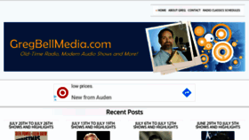 What Gregbellmedia.com website looked like in 2020 (3 years ago)