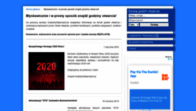 What Godzinyotwarcia24.pl website looked like in 2020 (4 years ago)