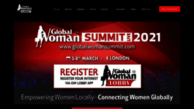 What Globalwomansummit.com website looked like in 2020 (3 years ago)