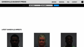 What Gainesville.mugshot.press website looked like in 2020 (3 years ago)