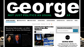 What Georgenews.org website looked like in 2020 (3 years ago)