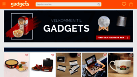 What Gadgets.dk website looked like in 2020 (3 years ago)